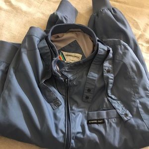 Members Only vintage blue grey bomber Jacket